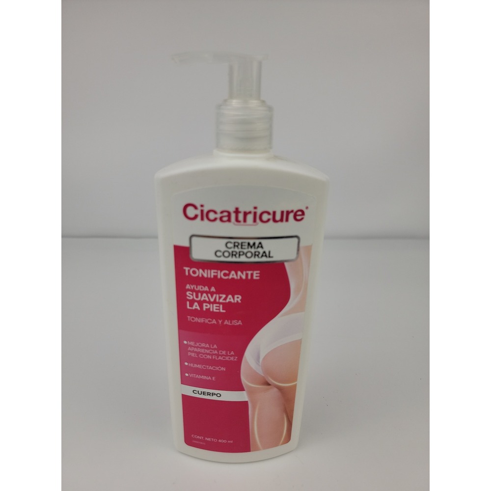 Cicatricure Crema Corporal Tonificante Firming Body Cream Vitamin E 400ml 13.5oz